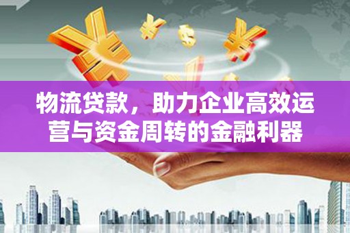 罗山物流贷款，助力企业高效运营与资金周转的金融利器