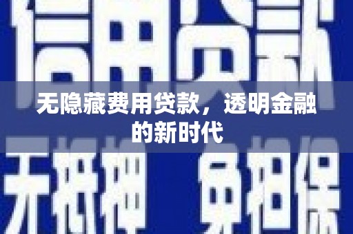 罗山无隐藏费用贷款，透明金融的新时代