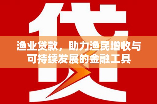 罗山渔业贷款，助力渔民增收与可持续发展的金融工具