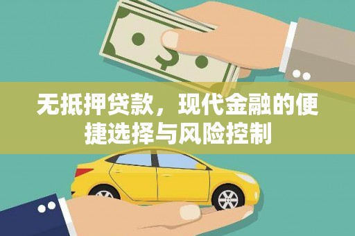 罗山无抵押贷款，现代金融的便捷选择与风险控制