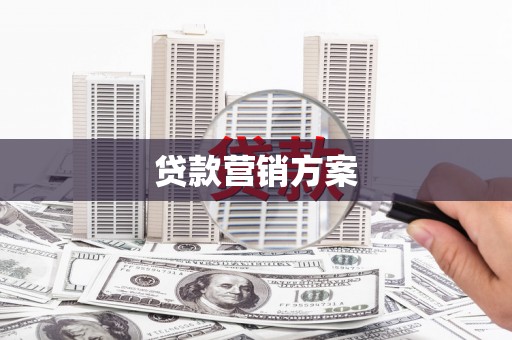 罗山贷款营销方案