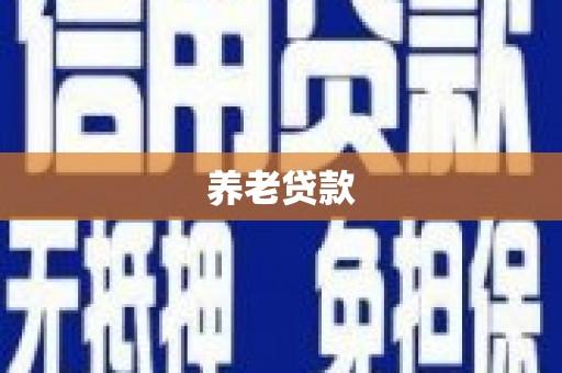 罗山养老贷款