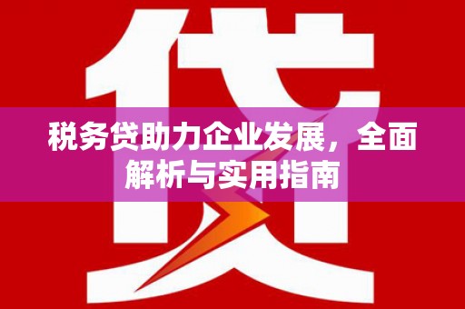 罗山税务贷助力企业发展，全面解析与实用指南