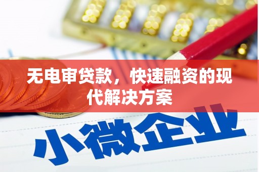 罗山无电审贷款，快速融资的现代解决方案