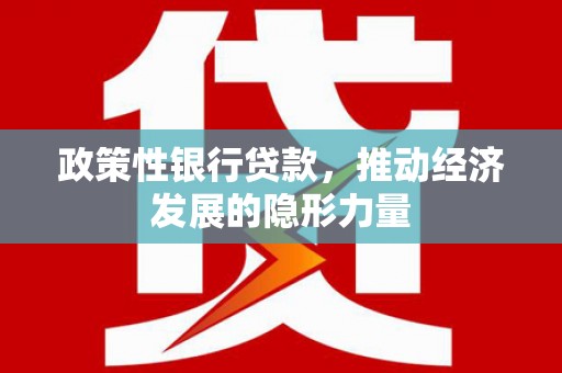 罗山政策性银行贷款，推动经济发展的隐形力量