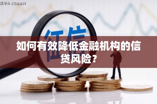 罗山如何有效降低金融机构的信贷风险？