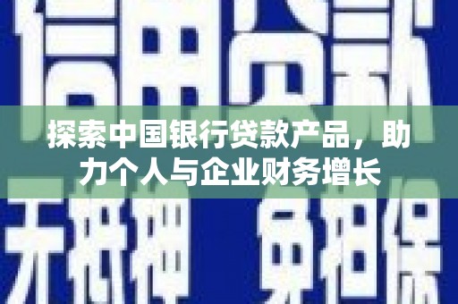 罗山探索中国银行贷款产品，助力个人与企业财务增长