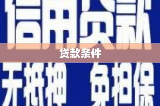 罗山贷款条件