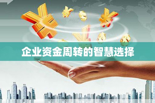 罗山企业资金周转的智慧选择