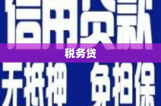 罗山税务贷