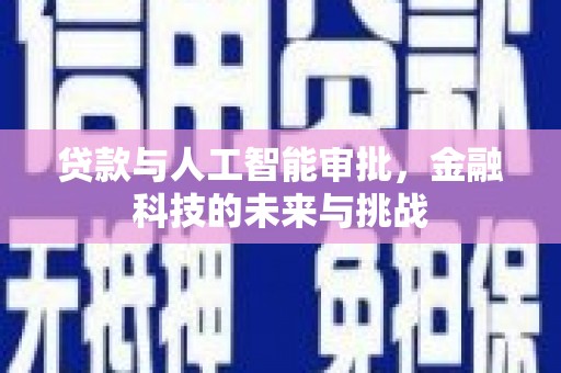 罗山贷款与人工智能审批，金融科技的未来与挑战