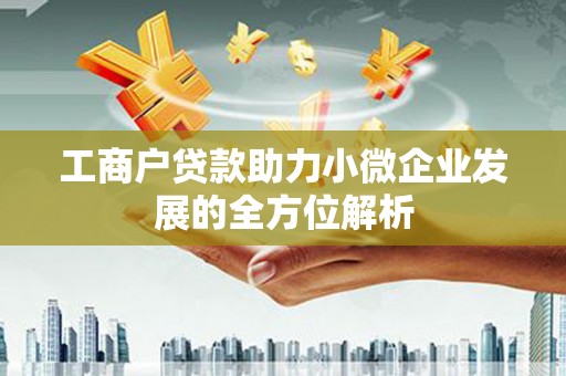 罗山工商户贷款助力小微企业发展的全方位解析