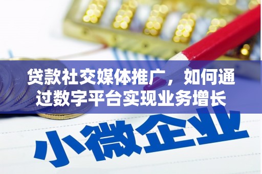 罗山贷款社交媒体推广，如何通过数字平台实现业务增长
