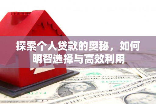 罗山探索个人贷款的奥秘，如何明智选择与高效利用