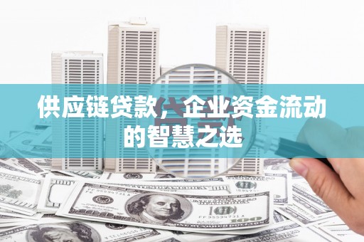 罗山供应链贷款，企业资金流动的智慧之选
