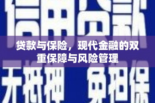罗山贷款与保险，现代金融的双重保障与风险管理