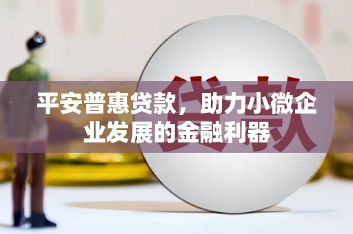 罗山平安普惠贷款，助力小微企业发展的金融利器