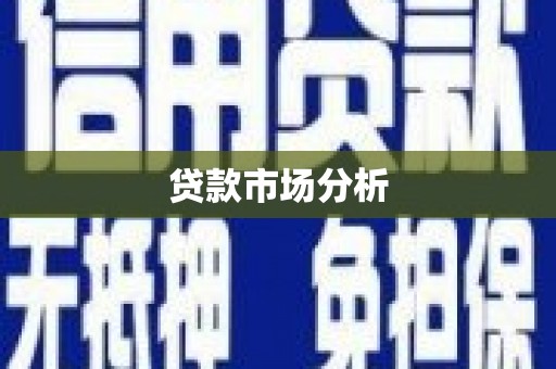 罗山贷款市场分析