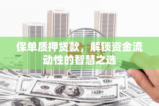 罗山保单质押贷款，解锁资金流动性的智慧之选