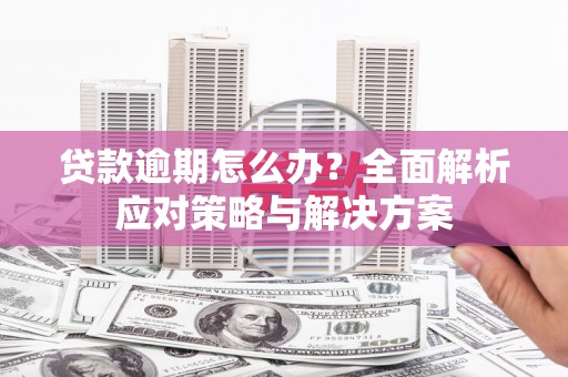 罗山贷款逾期怎么办？全面解析应对策略与解决方案