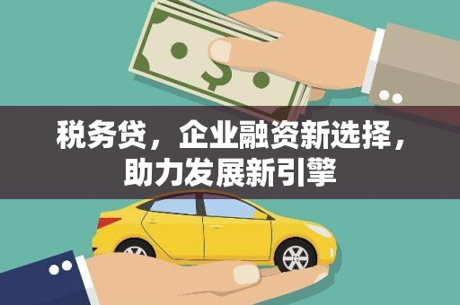 罗山税务贷，企业融资新选择，助力发展新引擎