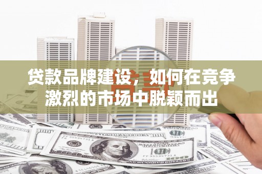 罗山贷款品牌建设，如何在竞争激烈的市场中脱颖而出