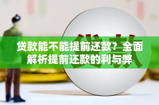 罗山贷款能不能提前还款？全面解析提前还款的利与弊