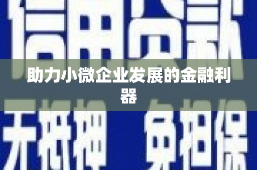罗山助力小微企业发展的金融利器